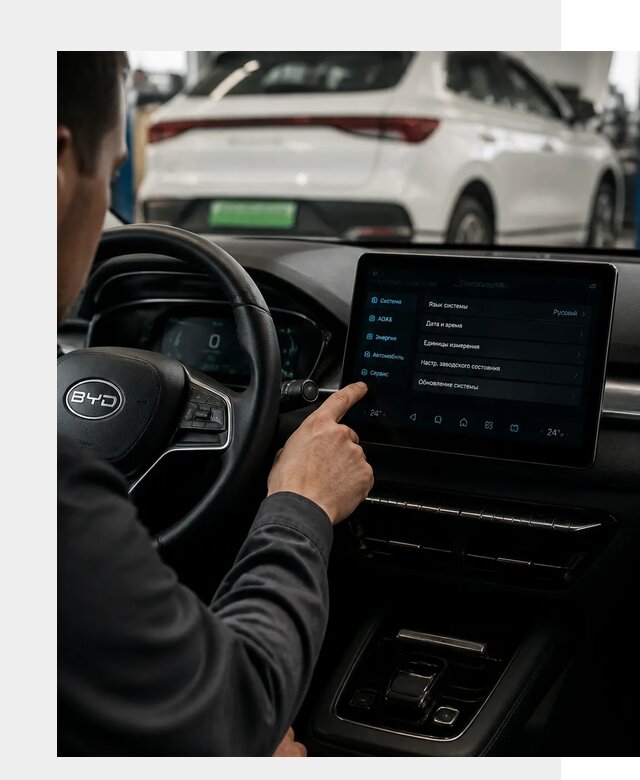 Русификация BYD E2 в Заинске от 15152 р. | ФастМобиль-Знс под ключ